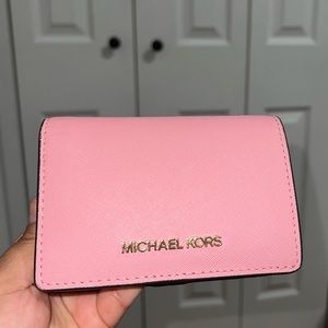 Pink Michael Kors Bifold wallet